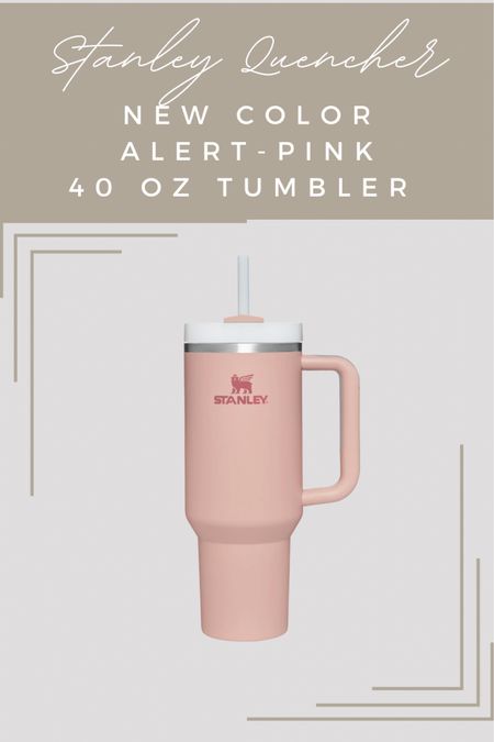 Stanley Tumbler 40oz new color alert. Stanley thirst quencher back in stock in pink. Stanley tumbler in pink. #stanley #tumbler #stanleytumbler #giftideas #stanley40 #holidaygiftideas #teachergiftideas 

Follow my shop @Burnett Bungalow on the @shop.LTK app to shop this post and get my exclusive app-only content!

#liketkit #LTKSeasonal #LTKunder50 #LTKHoliday
@shop.ltk
https://liketk.it/3U4Pm

#LTKHoliday #LTKSeasonal #LTKGiftGuide