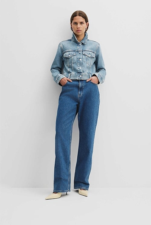 Slim Denim Jacket | Country Road