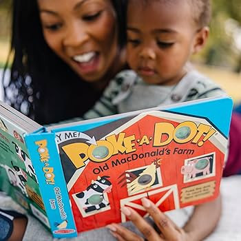 Melissa & Doug Children's Book - Poke-a-Dot: Old MacDonald’s Farm (Board Book with Buttons to P... | Amazon (US)