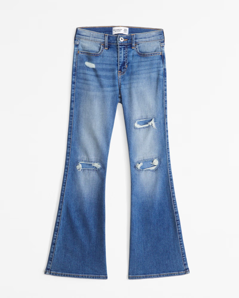 high rise flare jeans | Abercrombie & Fitch (US)