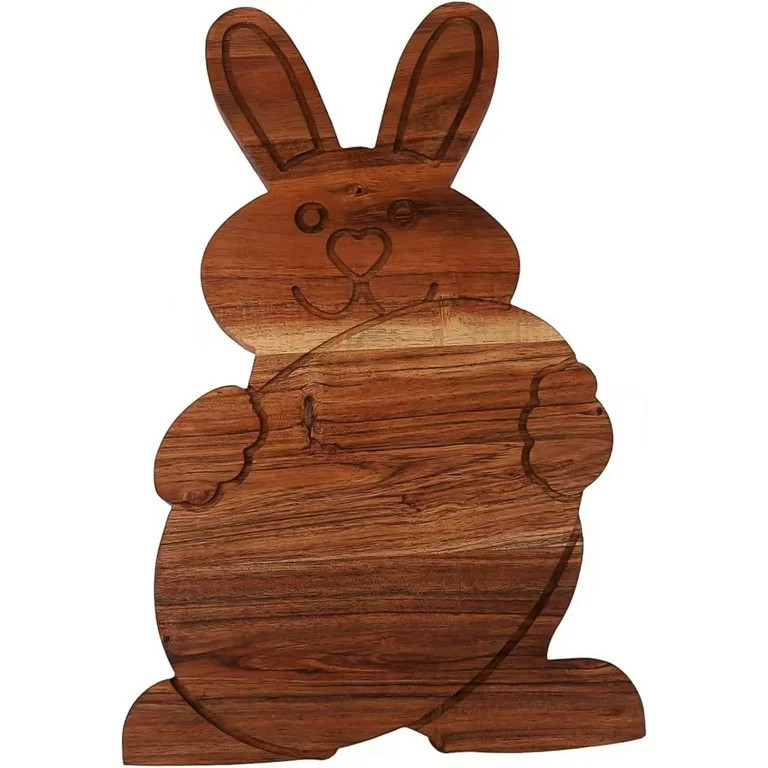 Easter Rabbit Bunny Shaped Wood Serving Board, Rabbit Bunny Shaped Cutting Board for Kitchen, Rab... | Walmart (US)