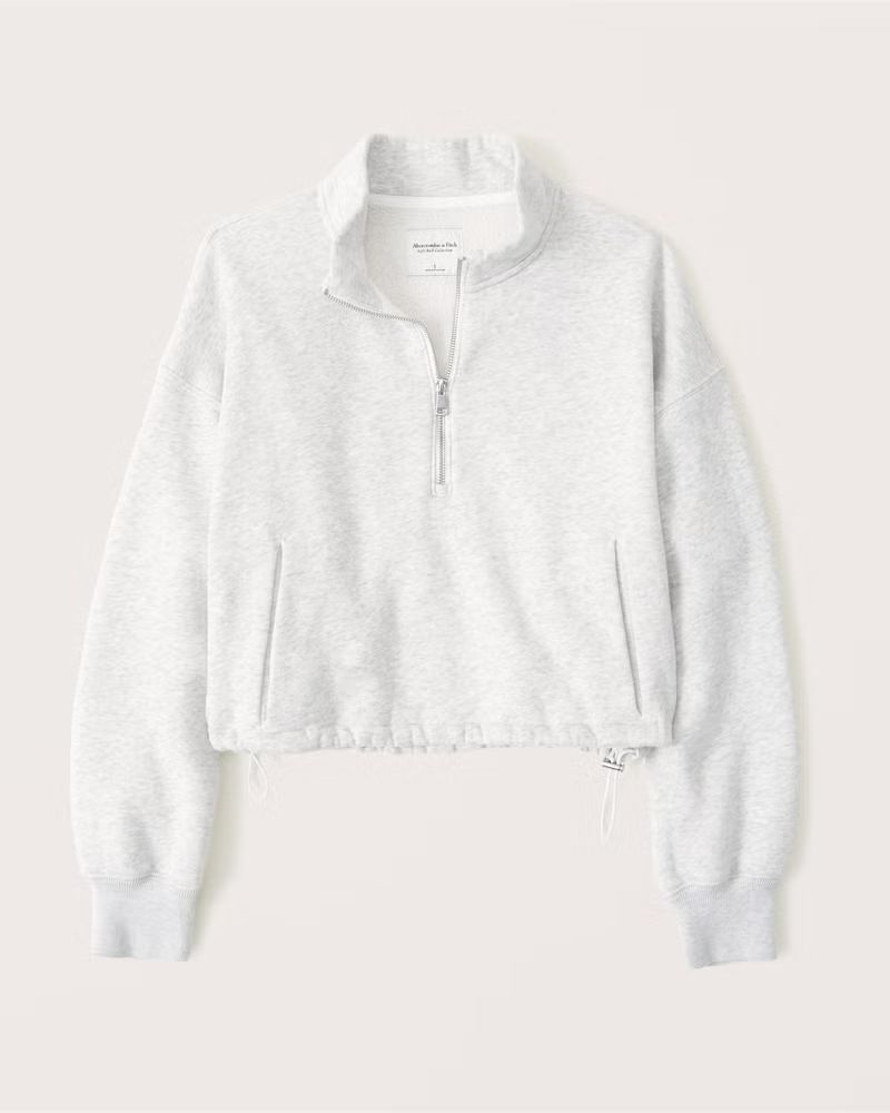 Women's SoftAF Max Cinched Bungee Half-Zip | Women's New Arrivals | Abercrombie.com | Abercrombie & Fitch (US)