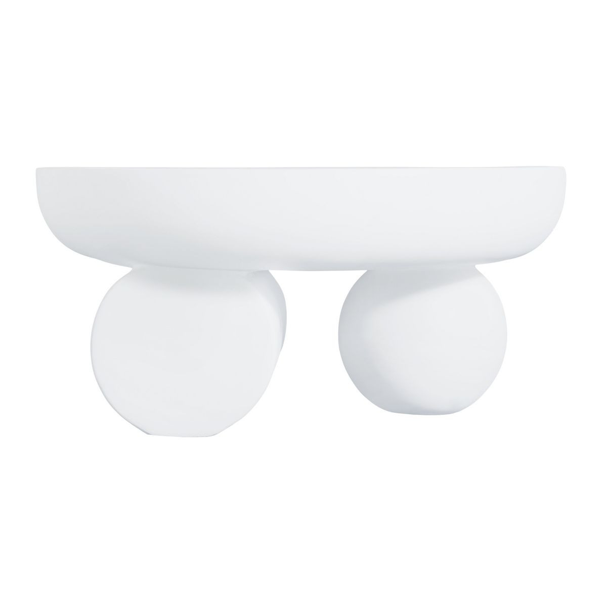 Christopher Knight Home Sixtine Modern Lightweight Concrete Round Coffee Table, White | Target