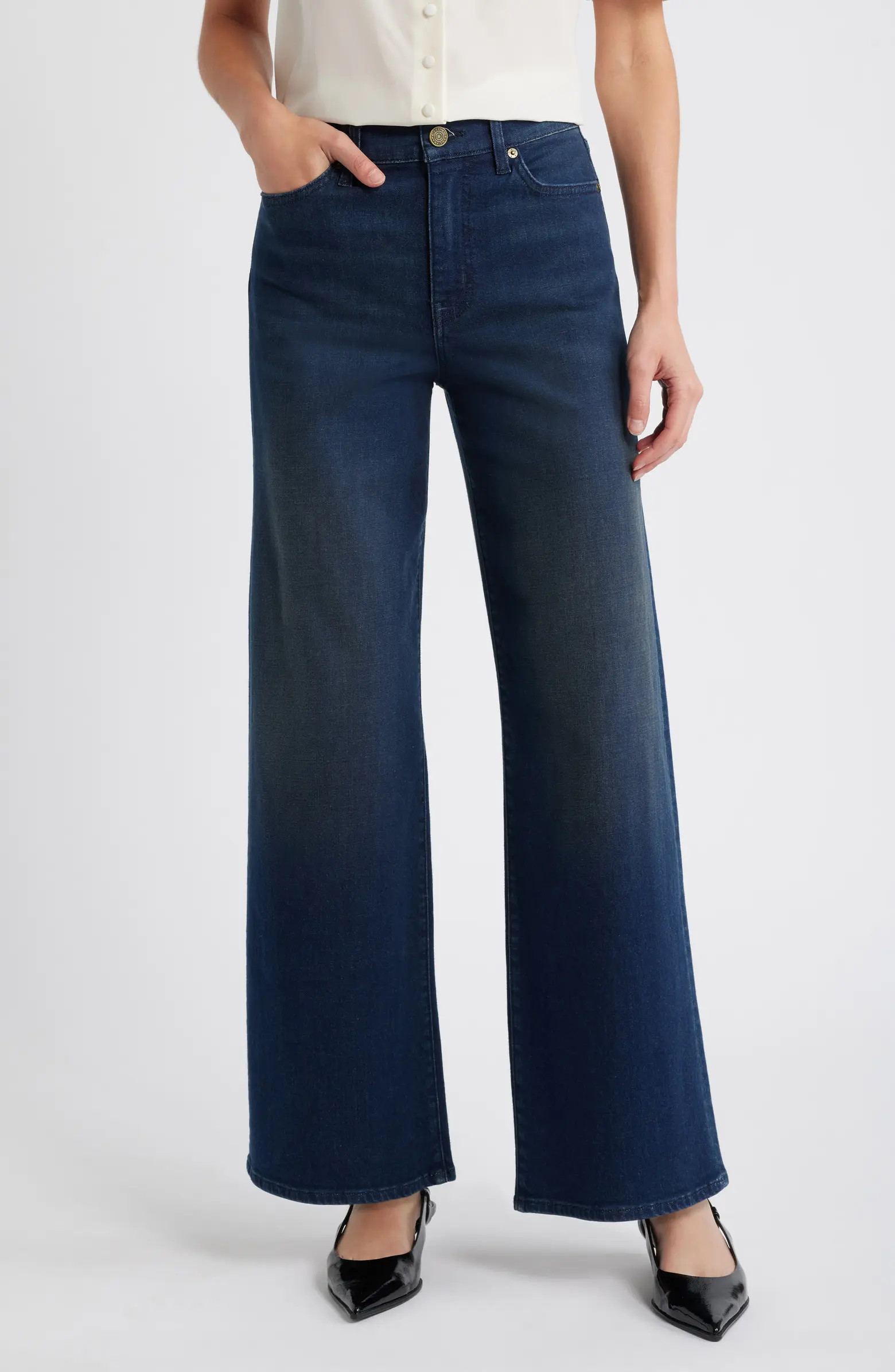 FRAME Le Slim Palazzo Jeans | Nordstrom | Nordstrom