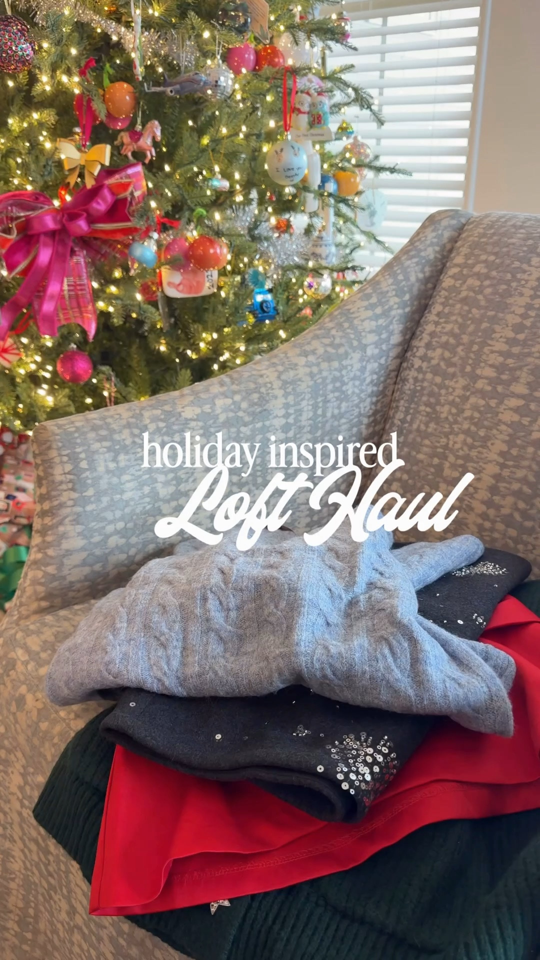 A little holiday inspired LOFT haul— everything is on SALE!

Satin pants: petite small
Satin top: petite small
Green cardigan: petite small
Sheer blouse: petite xsmall 
Pearl sweatshirt: petite small
Blue cable knit: xsmall reg
Red bow top: 2 regular 
Jeans: 26 petite 
Embellished skirt: 2 petite (runs big) 
Embellished Bomber: petite small
Black midi skirt: 2 petite 

#LTKSaleAlert #LTKHoliday #LTKFindsUnder100