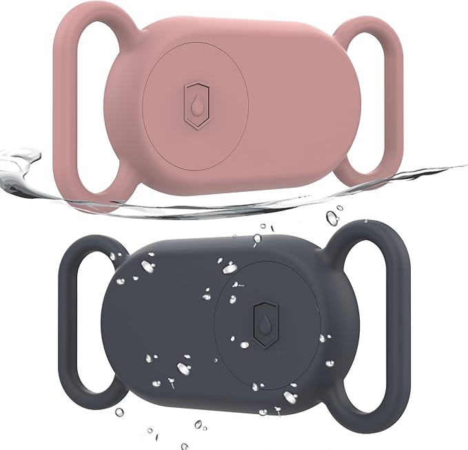 Rzttwl 2 Pack Waterproof Dog Collar Holder Compatible with Samsung Galaxy SmartTag 2, Silicone GP... | Amazon (US)