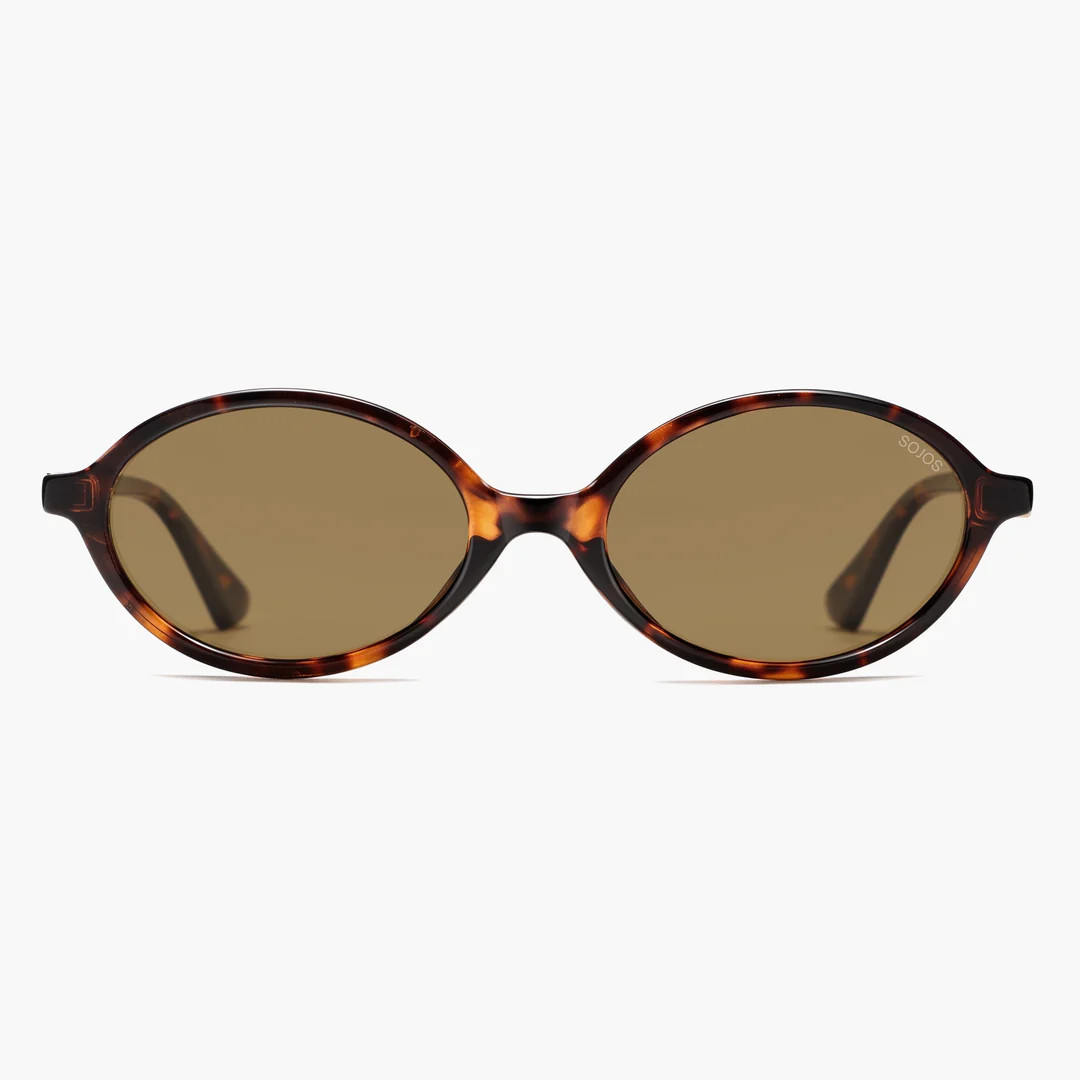 Buy Polarized Retro Oval Sunglasses for Women Chic Vintage 90s Y2K SJ2703 | SOJOS VISION | SOJOS VISION