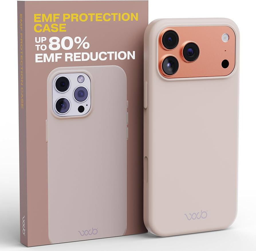 WAVEBLOCK EMF Protection Silicone iPhone Case Compatible with iPhone 17 Pro Max, Radiation Blocke... | Amazon (US)