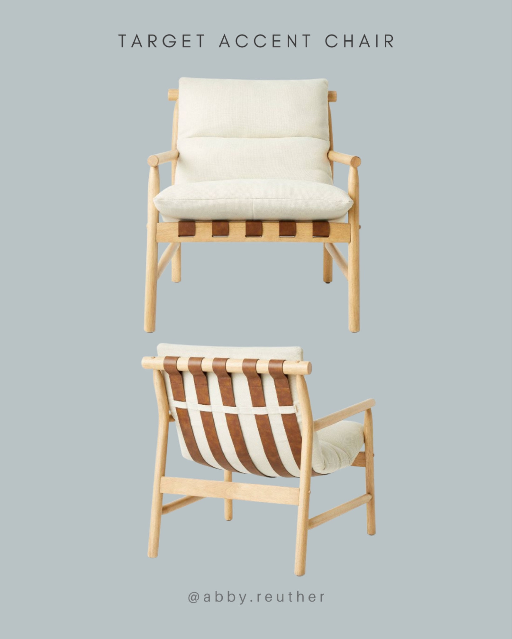 Love the leather detail. 

Accent chair, accent furniture, home decor, home find, living room furniture, bedroom furniture, office furniture, target find, affordable home

#LTKhome