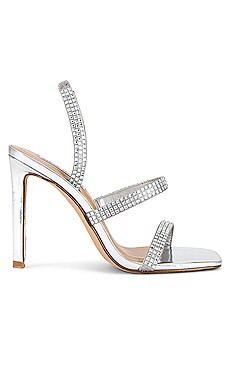 Steve Madden Gracey-R Heel Sandal in Rhinestone from Revolve.com | Revolve Clothing (Global)