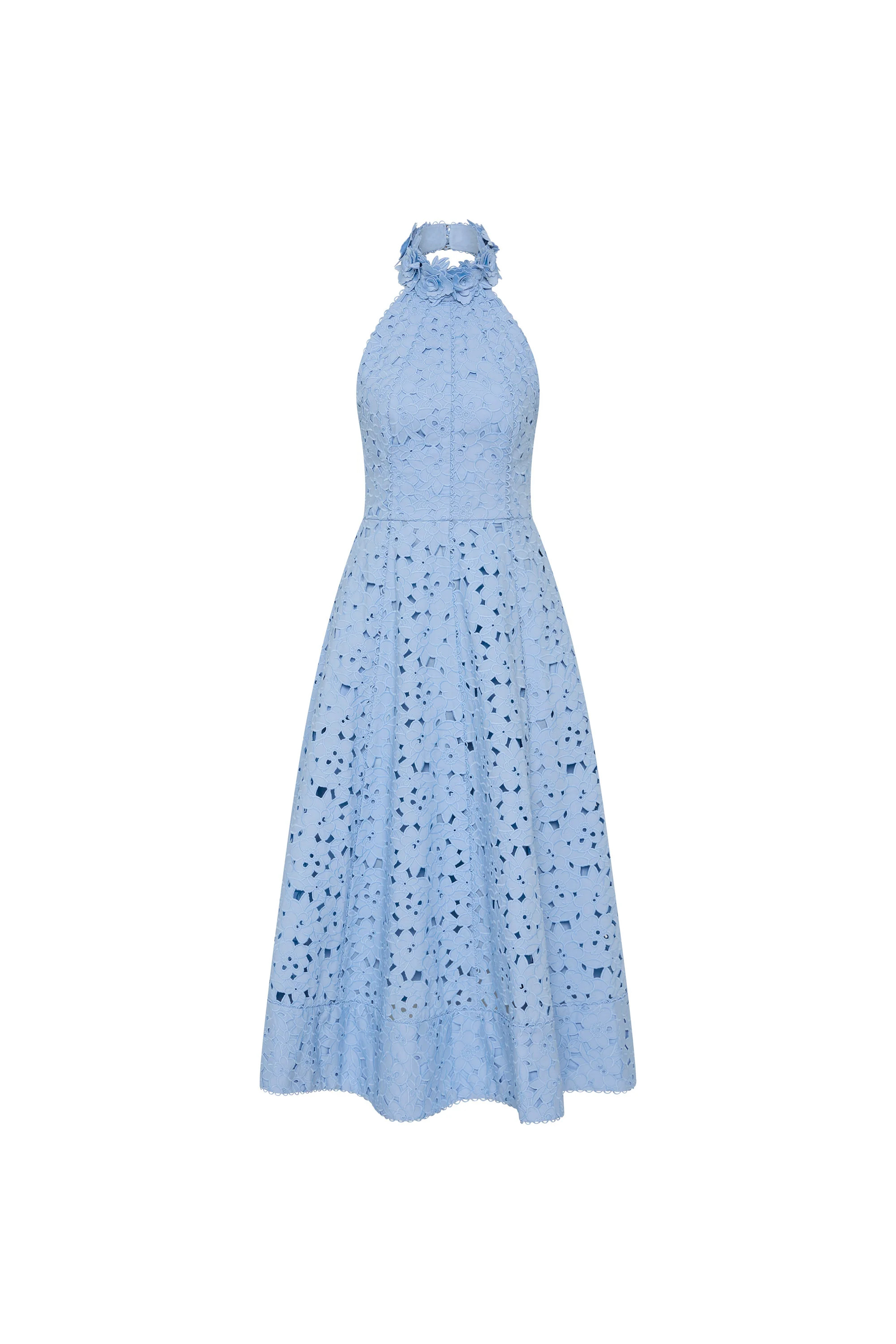 Nuvola Halter Midi Dress | Rebecca Vallance (Global)