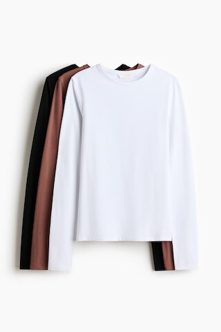 H & M - 3-pack Jersey Tops - Pink | H&M (US + CA)