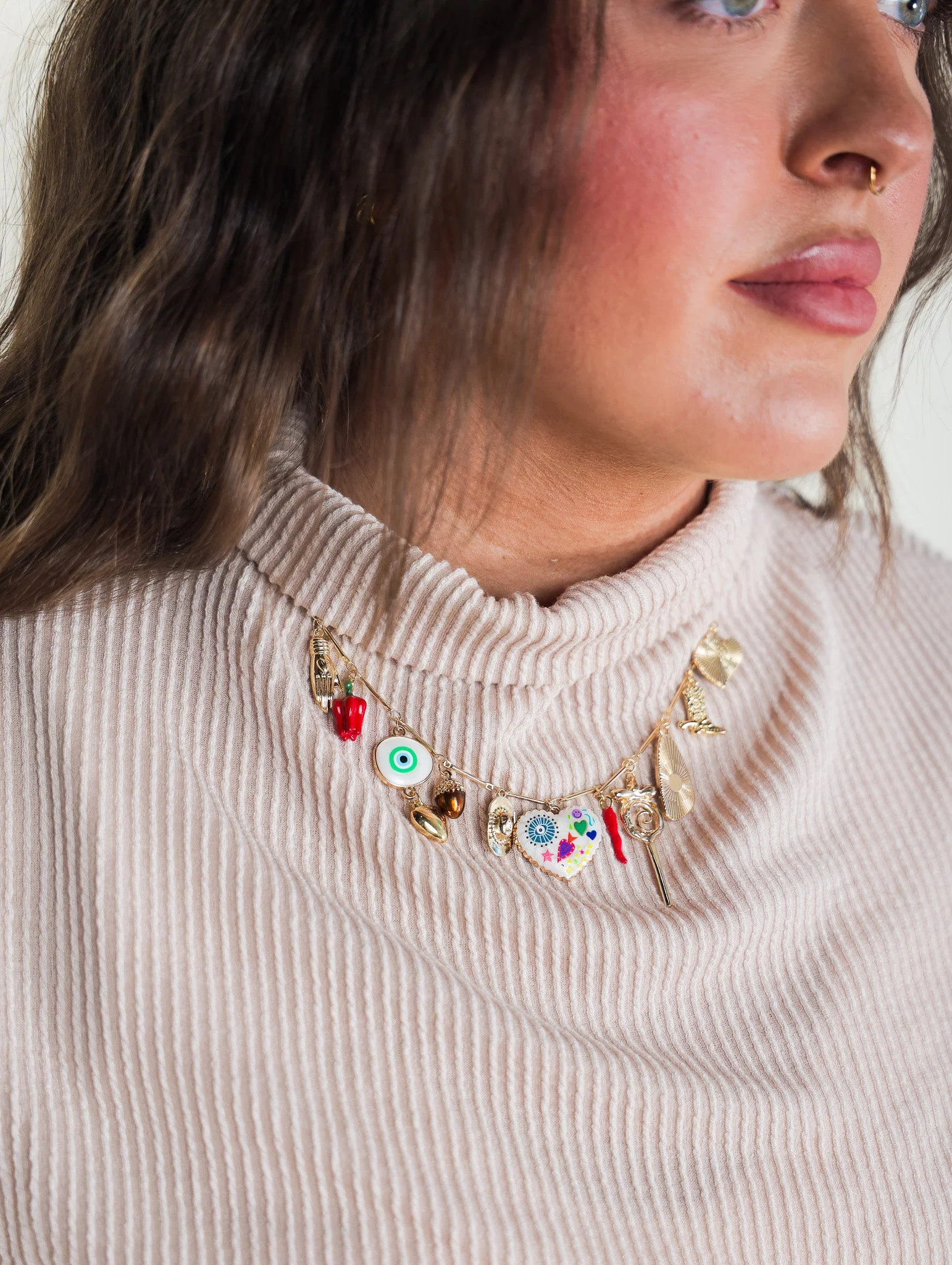 Red Pepper Trinket Necklace - Molly Green | Molly Green