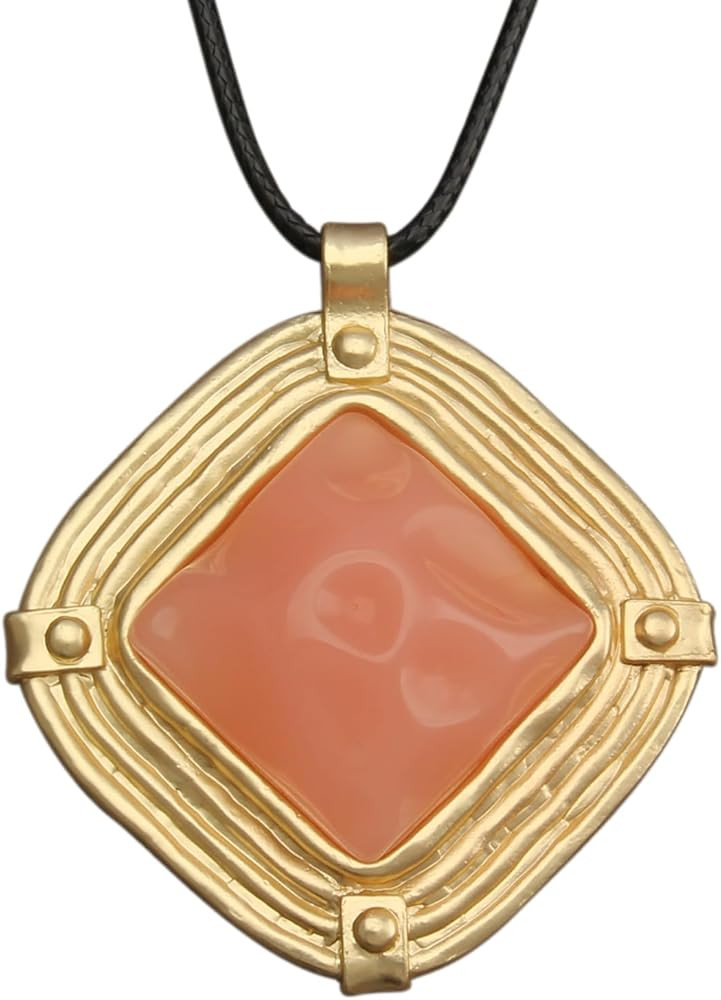 Jeilwiy Leather Necklace For Women Funky Necklace Choker String Cord Necklace with Pendant Boho S... | Amazon (US)
