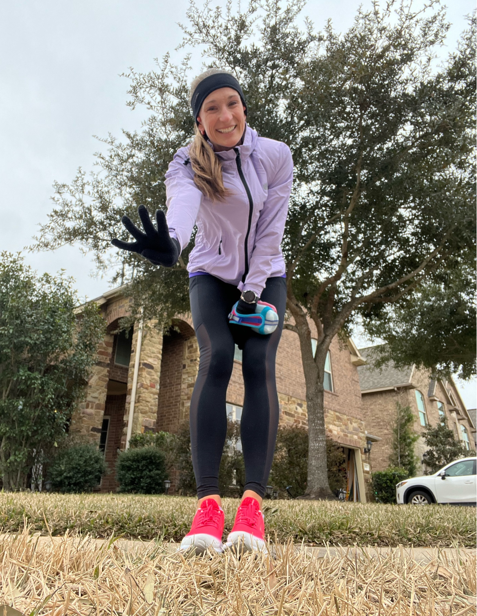 Cold weather run fit!

It’s not usually cold here but when it is, it’s a biting cold! Thankful for my ear warmers and this jacket adds a great extra layer that I can tie around my waste if I do warm up!

#LTKfitness #LTKstyletip