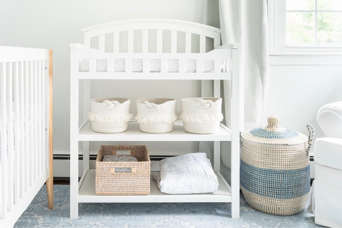 These little baskets are great for a nursery or hiding small things. Also this is one of my favorites changing tables and it’s on sale!

#LTKHome #LTKBaby #LTKSaleAlert