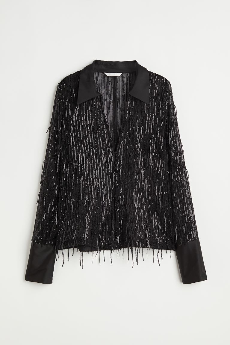 Sequined Shirt | H&M (US)