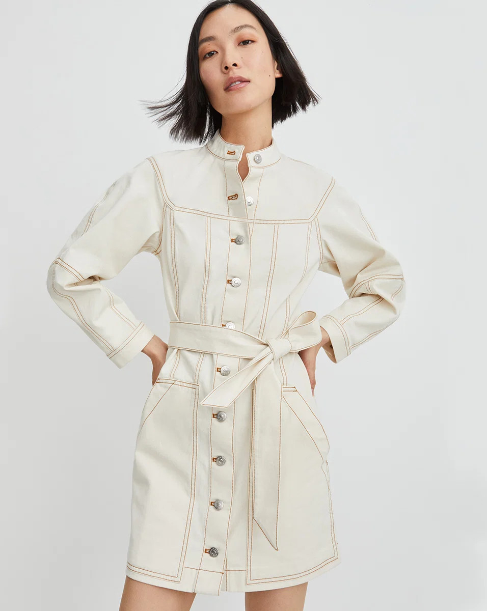 Basia Denim Minidress | Veronica Beard