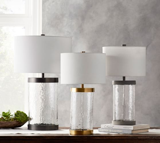 Murano Metal & Glass Table Lamp | Pottery Barn (US)