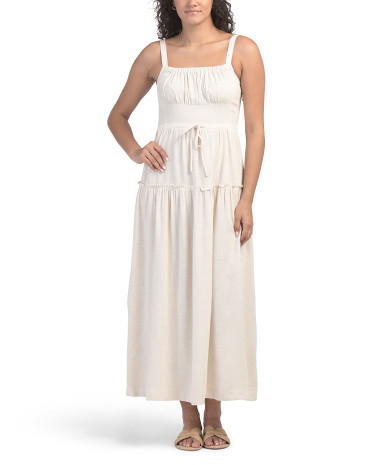 Linen Blend Brynn Dress | TJ Maxx