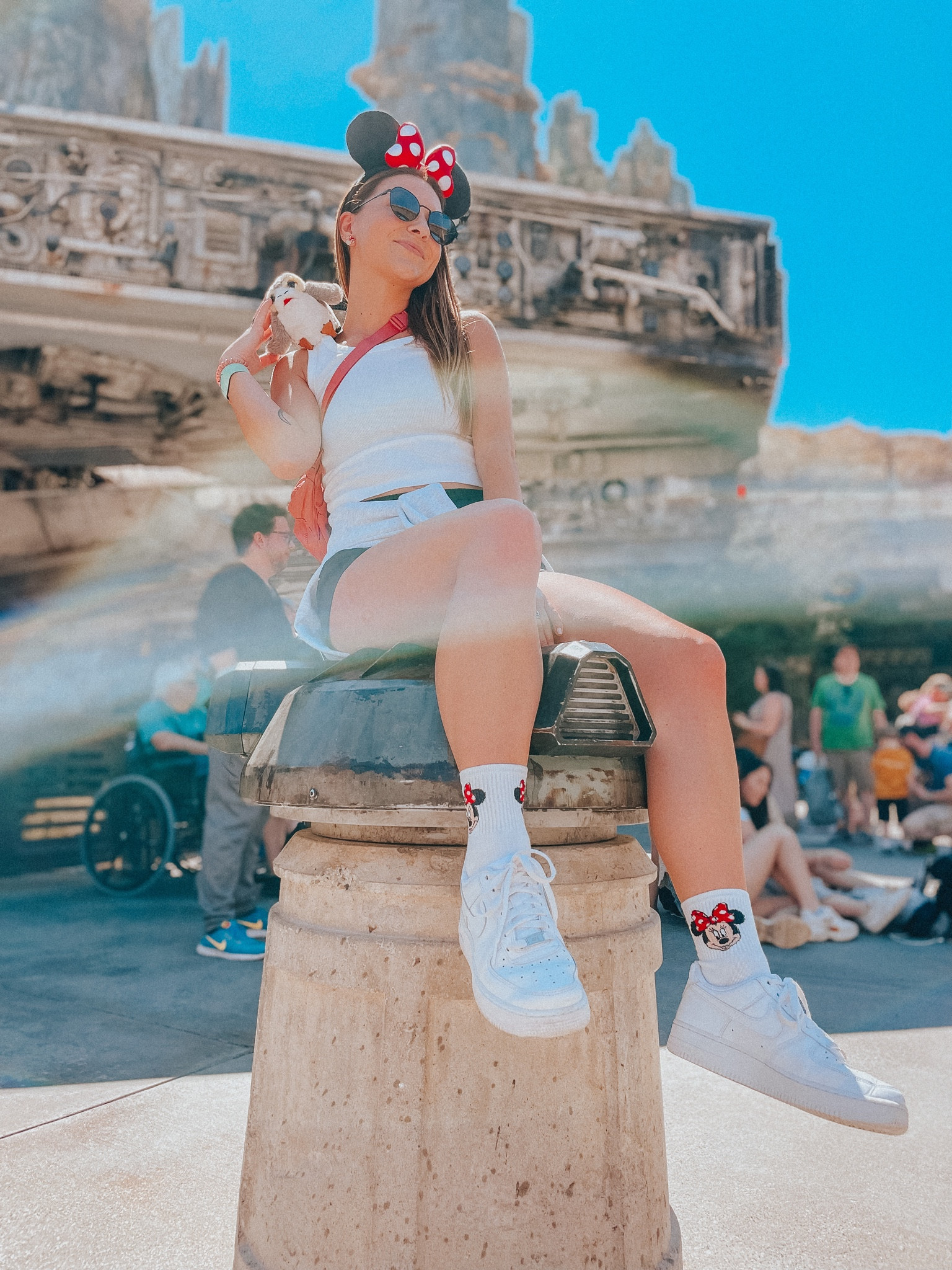 Simple Disney World Outfits:
One of my favorite, simple outfits for Disney. And so comfy! I’ve worn my air forces around the parks multiple times and have no complaints! I’m all about feeling comfortable, so this outfit paired with the comfiest bra is perfect. All 4 items tagged in this post are staples that I wear on a regular basis. 

#ltkdisney #ltkdisneyoutfits #ltkdisneyworld 
disney, disney world, disney outfits, cute Disney outfits 

#LTKshoecrush #LTKtravel #LTKunder100