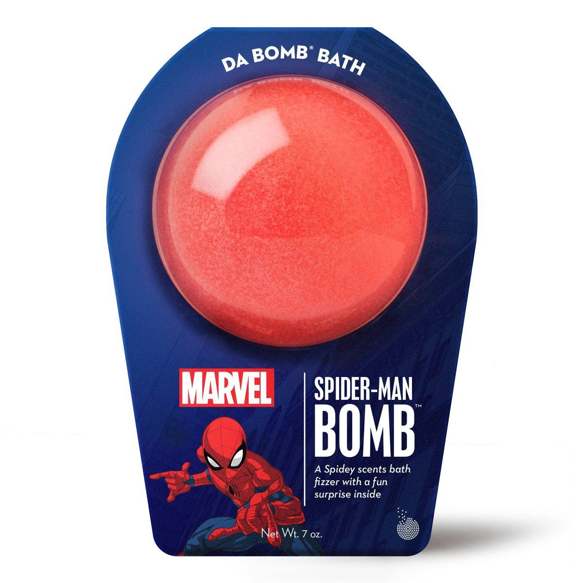 Da Bomb Bath Fizzers Spider-Man Bath Bomb - 7oz | Target