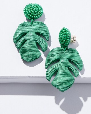 Beaded Leaf Drop Earrings | Chico's