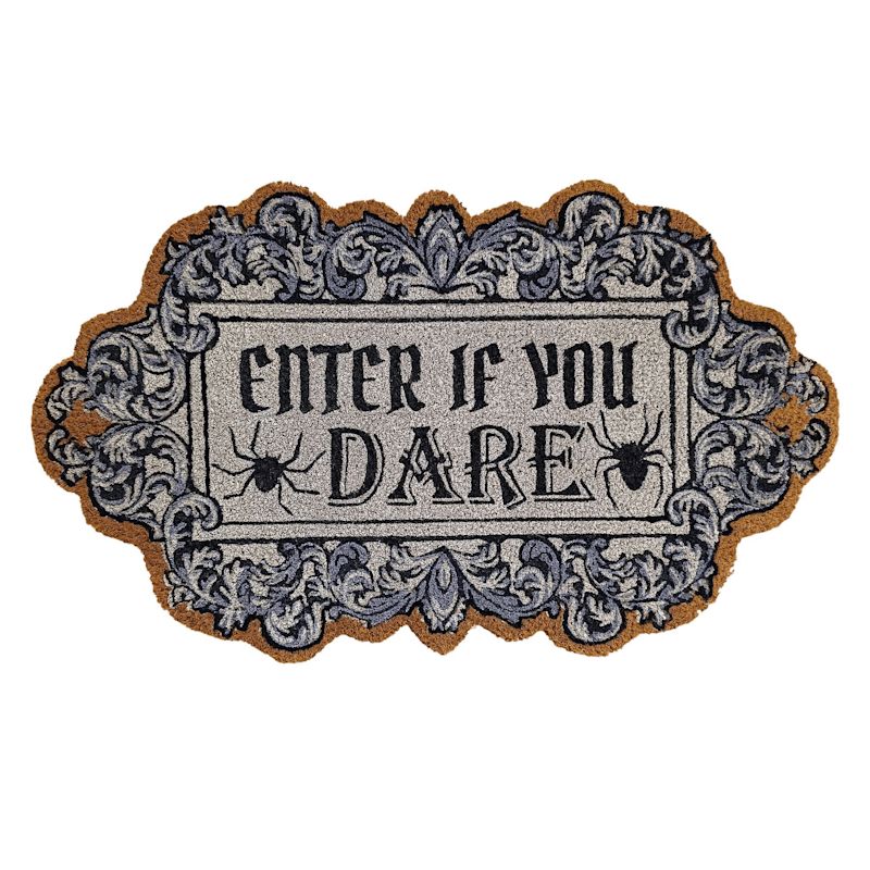 Southern Gothic Enter If You Dare Coir Mat, 18x30 | At Home