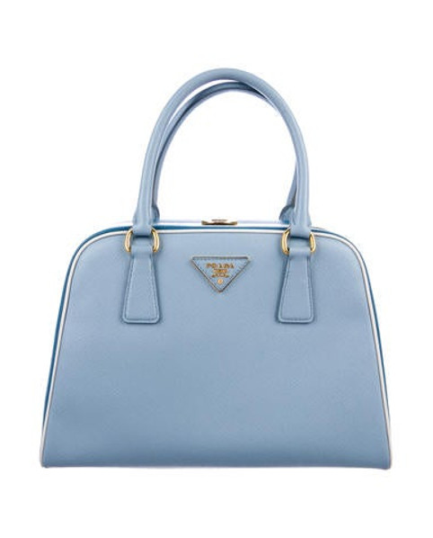 Prada Saffiano Lux Pyramid Bag gold | The RealReal