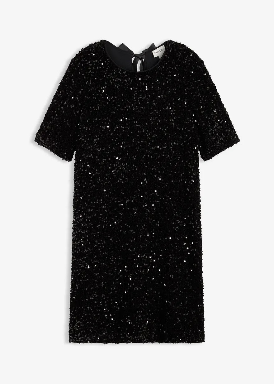 Minikleid mit Pailletten | Bonprix DE