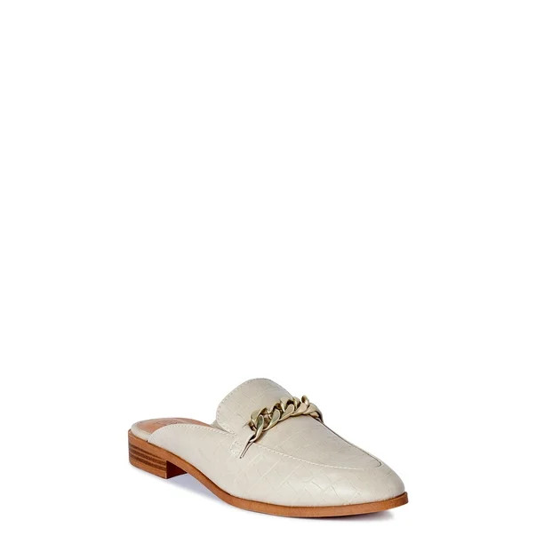 Time and Tru Women’s Chain Mules | Walmart (US)