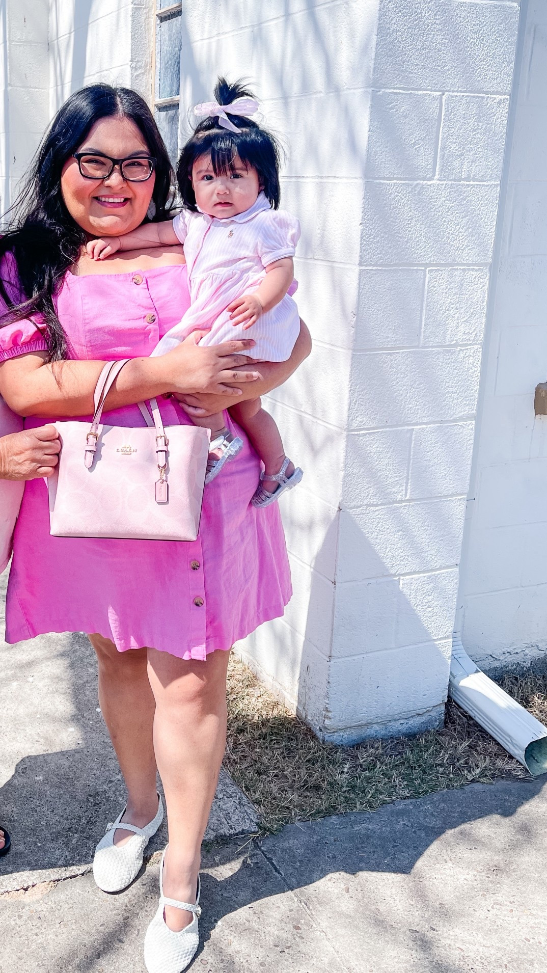 Pink dresses for auntie and niece! Pink spring dress, pink baby dress, church outfit ideas, spring outfits 


#LTKMidsize #LTKPlusSize #LTKootd