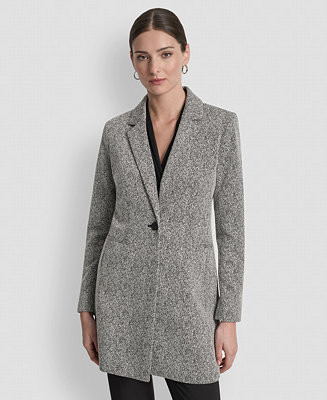 DKNY Women's Notch-Lapel Single-Button Long-Sleeve Jacket - Macy's | Macy's