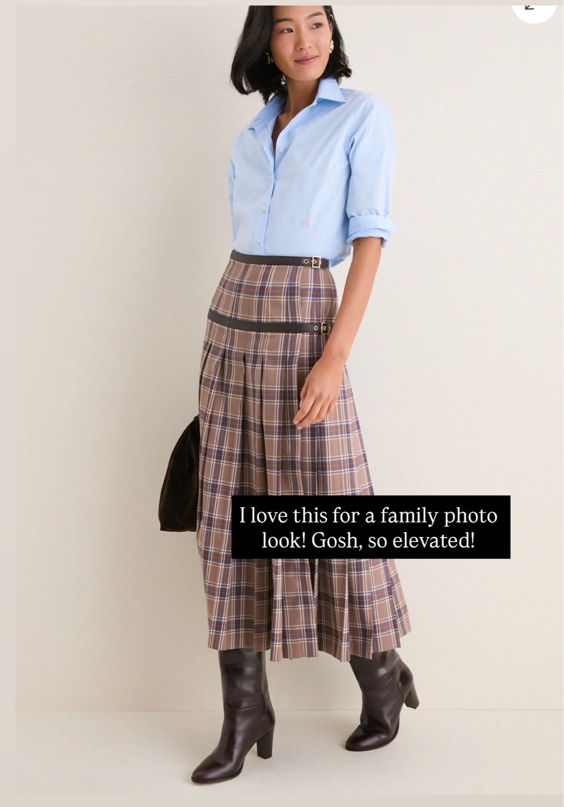 This is such a unique maxi skirt. I love the plaid pattern and buckle detail with the classic pleated silhouette. Part of the Friends and Family sale with code FAMILY! 

Loverly Grey, Tuckernuck, sale alert, maxi skirt, fall styling

#LTKSeasonal #LTKSaleAlert #LTKWorkwear