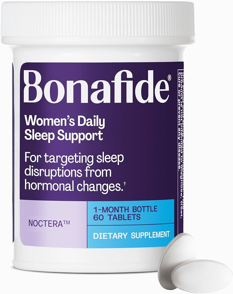 Women’s Daily Sleep Support for Stay-Asleep Relief – Bonafide Noctera – Melatonin-Free – ... | Amazon (US)