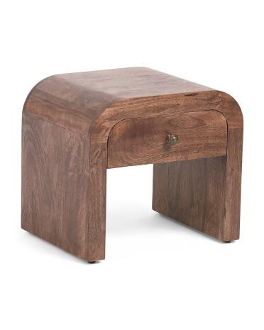 18x16 Solid Wood Darcy Bedside Table | TJ Maxx