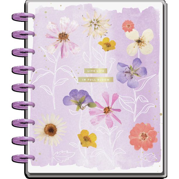 The Happy Planner® Life In Bloom Floral Classic 18 Month Planner, June 2021 - December 2022 | Walmart (US)