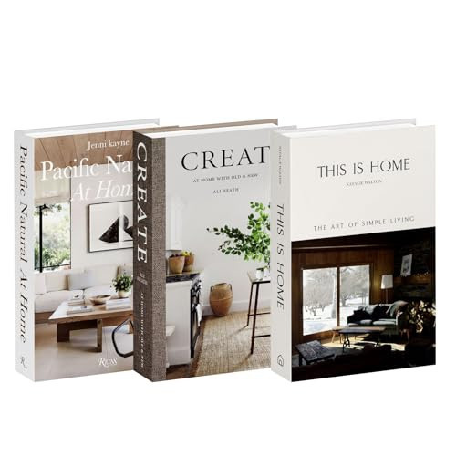 Decorative Faux Books Set for Home Aesthetic - Luyseyha Fake Hollow Books Decor for Bookshelf Coffee Table, Living Room, Bedroom, Set of 3 | Amazon (US)