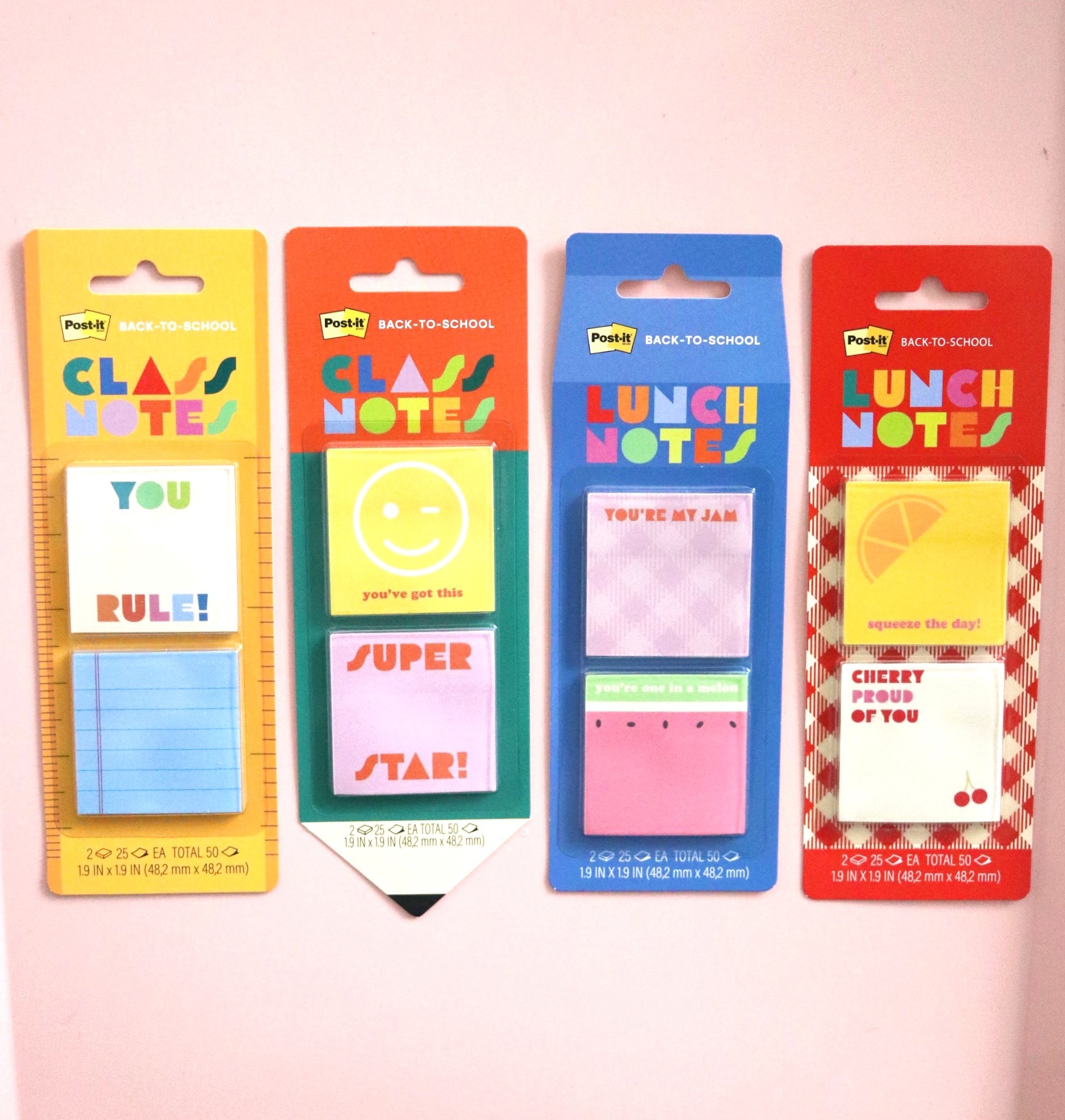 $2 Back to school sticky notes and lunch box notes 

Post it / bts / back to school supplies / bts shopping / target finds 

#LTKKids #LTKSeasonal