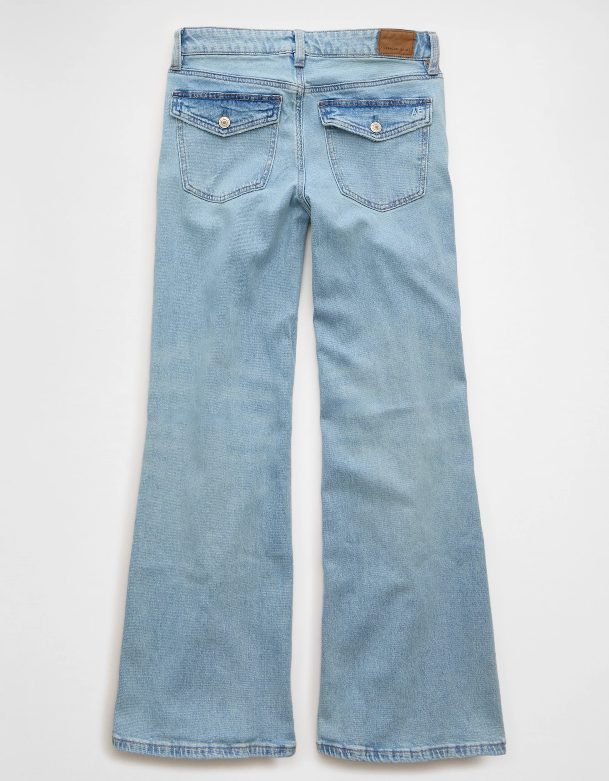 AE Stretch Low-Rise Flare Jean | American Eagle Outfitters (US & CA)