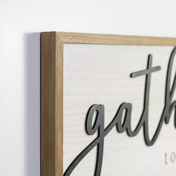 Gather Together Popped Wall Plaque | Kirkland's Home