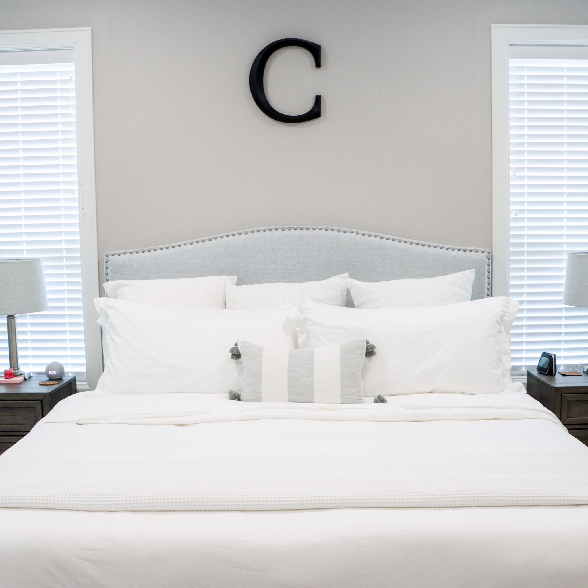 I’m finally officially sharing our master bedroom makeover! A few of you have noticed in stories, and I’ve been so excited to share, because I’m in LOVE with our new king size adjustable bed, @BollandBranch bedding, furniture, and gallery wall.

The #BollandBranch signature bedding is amazing and so classic. The all white bedding has been such a great choice - it’s so sleek and incredibly cozy.

We decided on a Split King Adjustable Bed so we could each have our sides exactly how we want them and it has been a great decision.

Plus, our new furniture and gallery wall fit perfectly in the space!

I will link everything in stories and you can get an exclusive 10% off Boll & Branch by using my link and subscribing to my shop.

#masterbedroom #masterbedroomdesign #interiordesign #ltkhome #bedroominspo #bedroominspiratioon #modernfarmhouse #loveyourspace #howwedwell #howwehome #aesthetic #homemakeover #bedroomdesign #bedroomstyling #bedroomfurniture

#LTKstyletip #LTKfamily #LTKhome