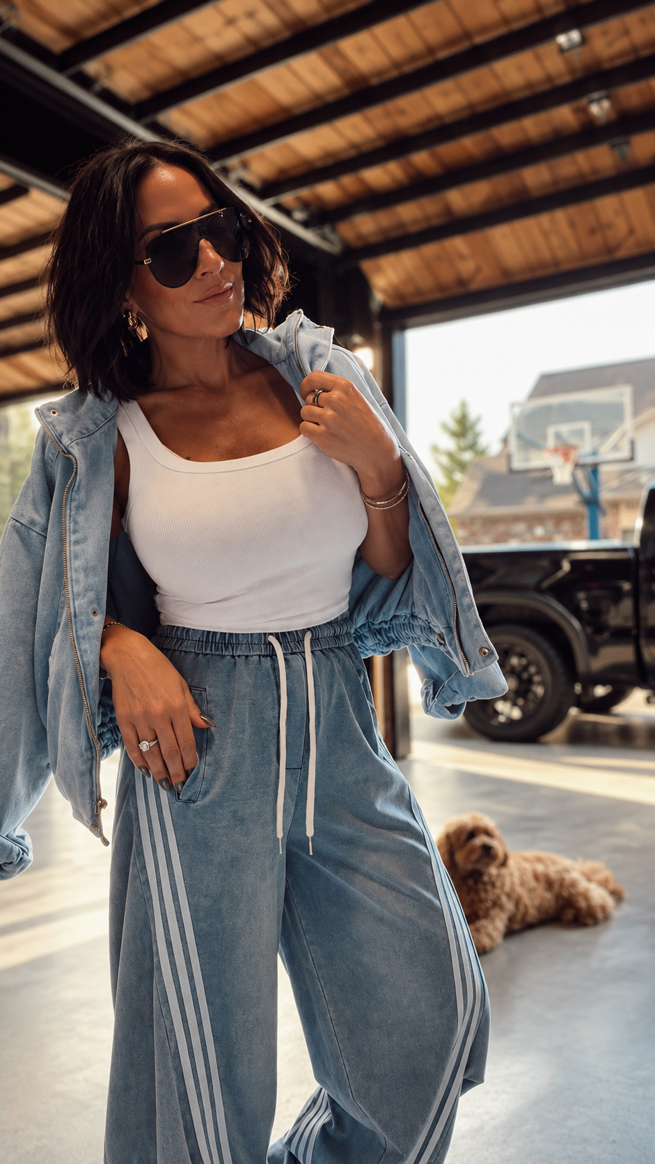 Airport uniform for Amazon Creator Summit ✈️🤎 These pants are SO good. Wide leg when we’re being cute, jogger when I refuse to let my pants touch an airplane floor 😂

Head-to-toe Amazon and headed back to one of my favorite events. I’ve been coming to Creator Summit since year one, and I still get excited every single time. 🥹