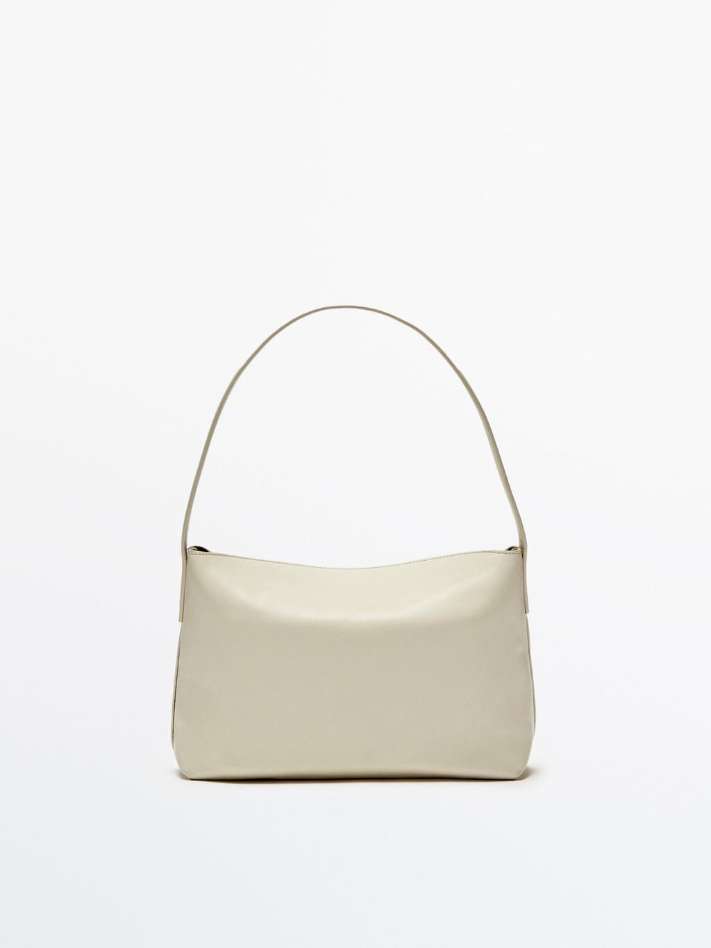 Schultertasche aus Nappaleder New 90's | Massimo Dutti DE