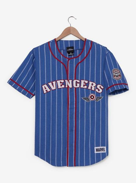 Marvel Captain America: Brave New World Sam Wilson Striped Baseball Jersey | BoxLunch