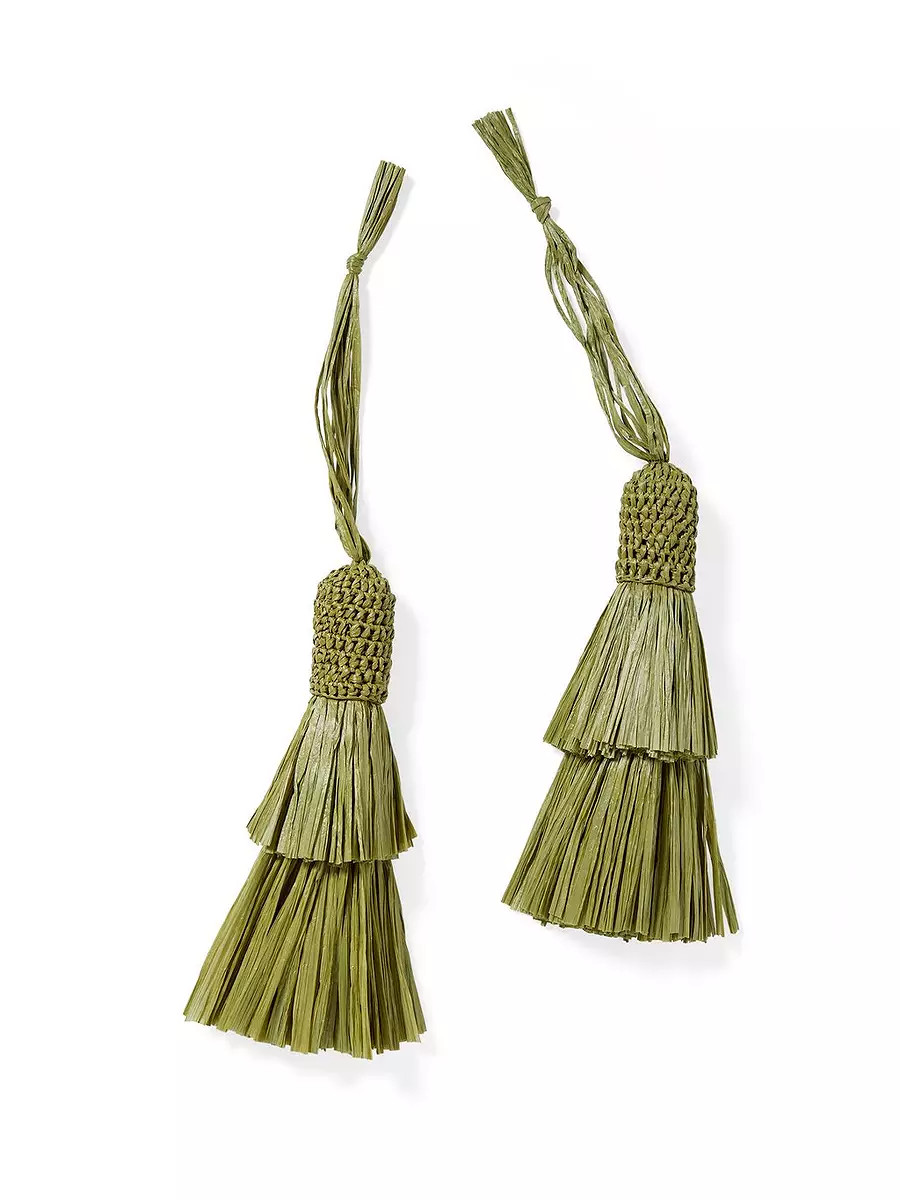 Raffia Decorative Tassels (Set of 2) | Serena and Lily