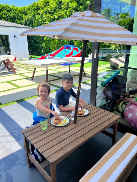 The kiddos love their new outdoor dining set! 

#LTKkids #LTKhome #LTKSeasonal