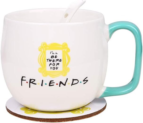 Friends TV Show Merchandise Peephole Yellow Frame Coffee Cup &Mugs Milk Cup Monica's Door Frame 1... | Amazon (US)