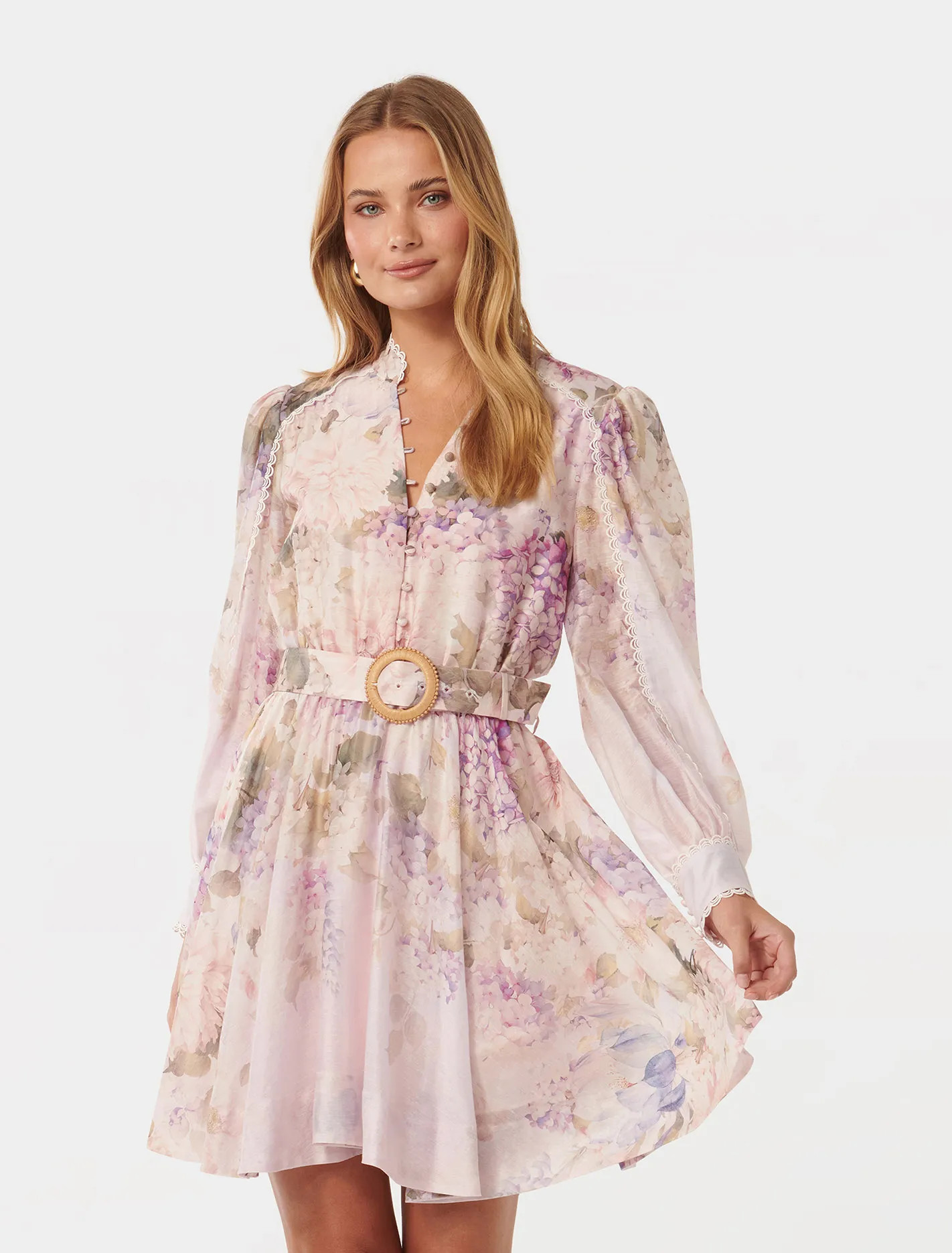 Vienna Trim Detail Skater Dress | Forever New (UK & IE)