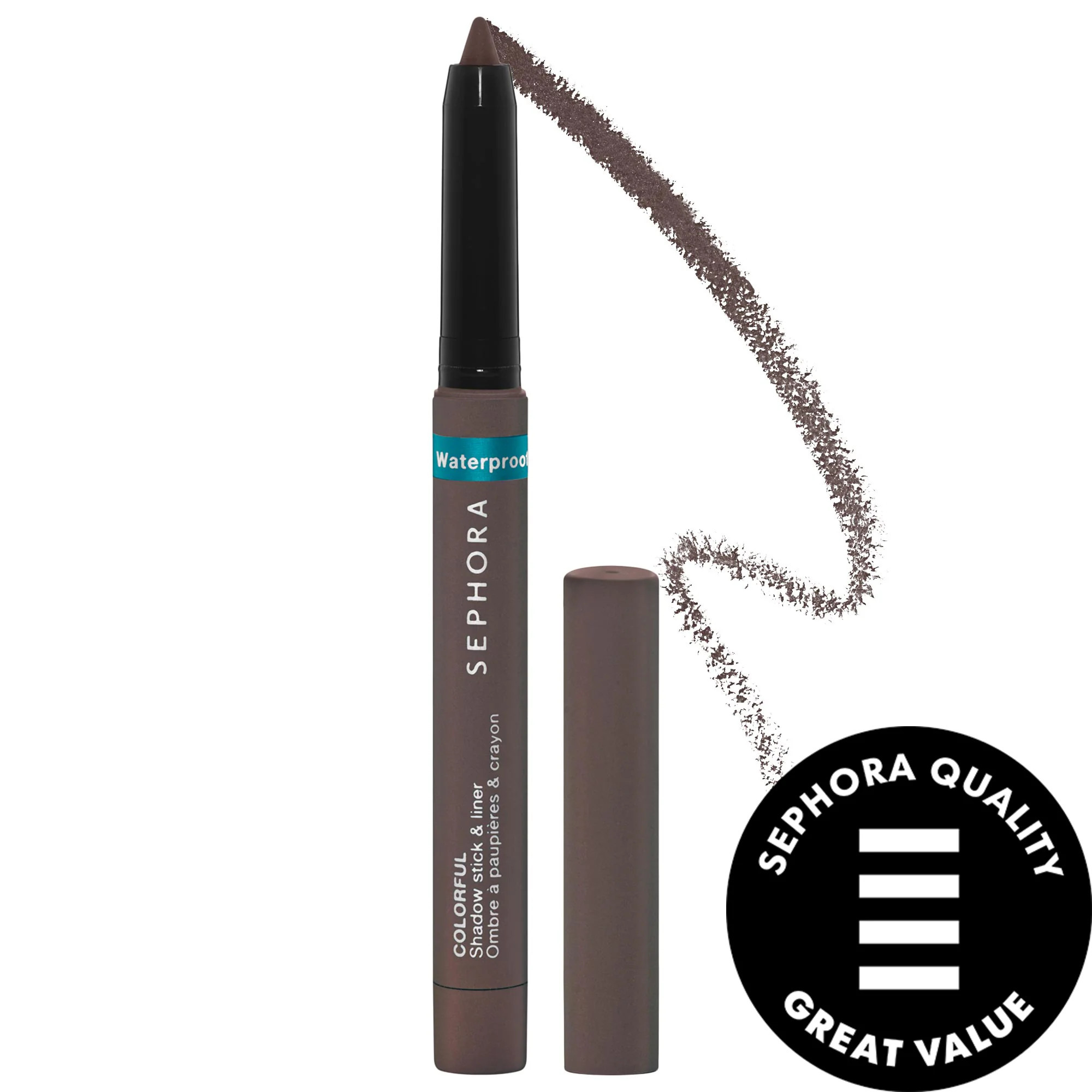 SEPHORA COLLECTION Sephora Colorful Waterproof Eyeshadow & Eyeliner Multi-Stick 09 Espresso Matte .33 oz | Sephora (US)